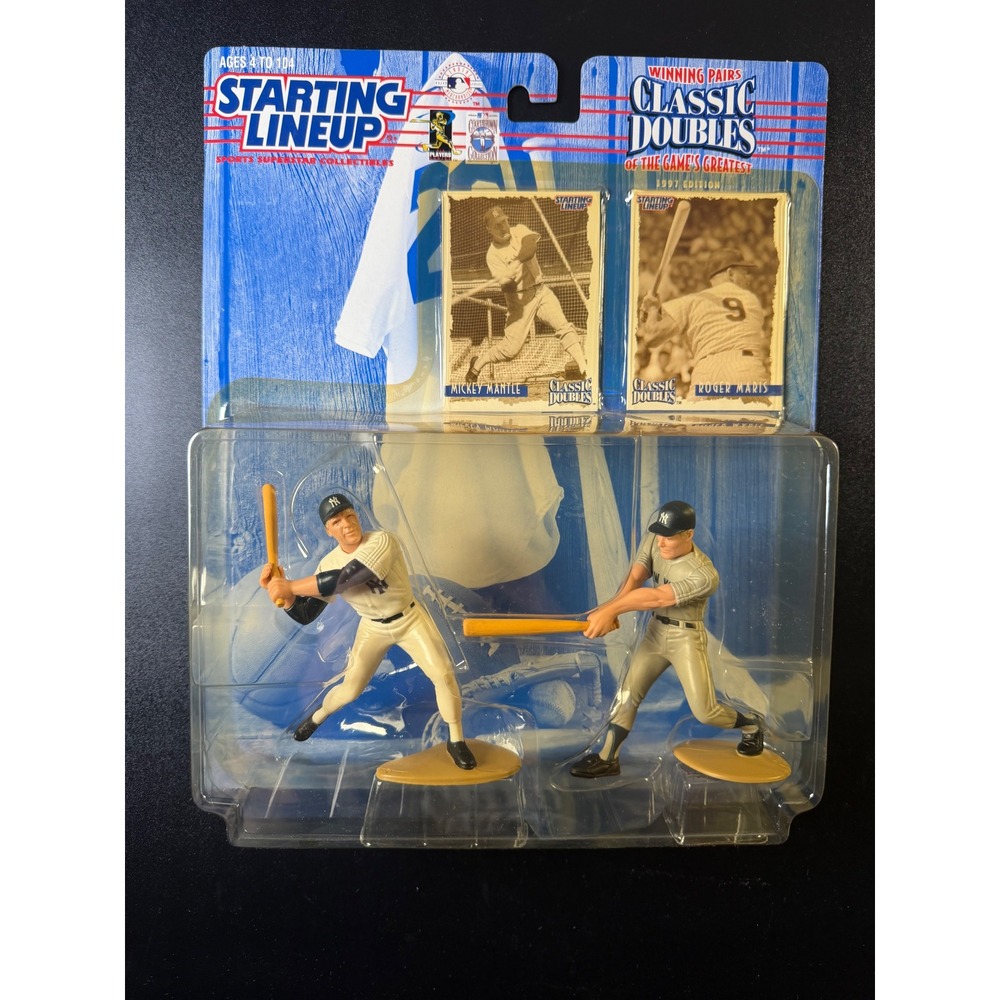 Starting Lineup 1997 Classic Doubles Mickey Mantle Roger Maris Yankees Kenner